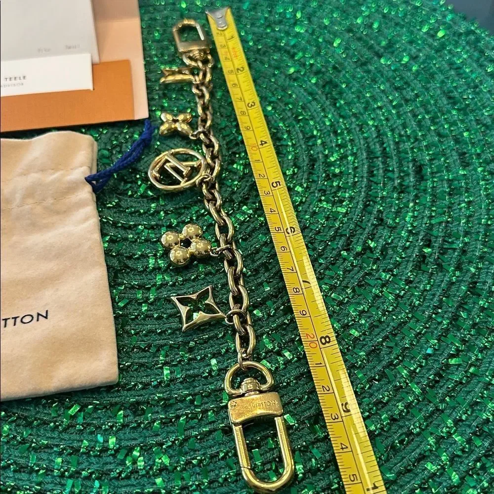 Louis Vuitton Blooming Flowers Chain Bag Charm and Key Holder 10”